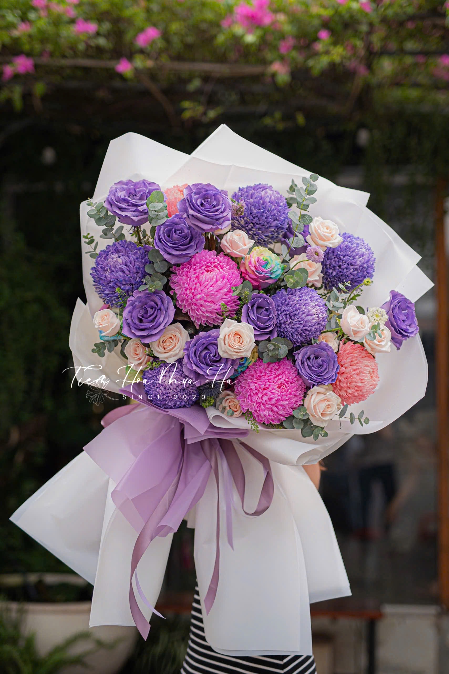 BÓ HOA CÚC MẪU ĐƠN - BH147